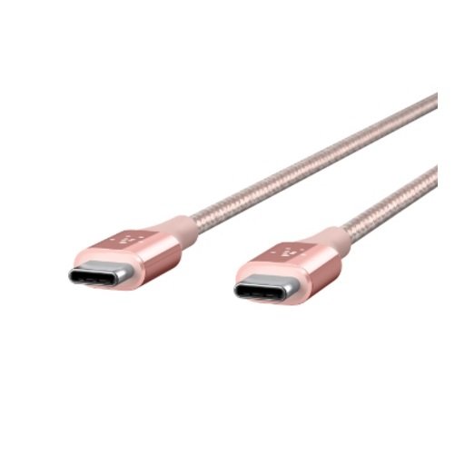 BELKIN MIXIT Duratek Premium Kevlar USB-C Cable Rose Gold - obrázek č. 2