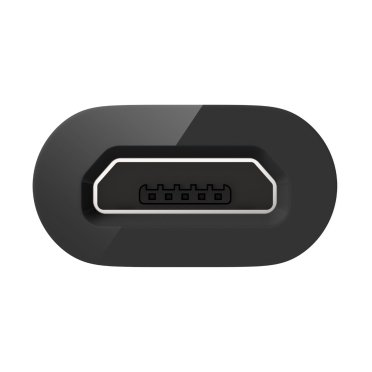 USB-C to Micro USB Adapter, Black - obrázek č. 2