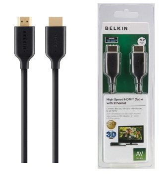 BELKIN Gold High-speed HDMI kabel s Ethernet a podporou 4K/ UltraHD, 2m - obrázek produktu