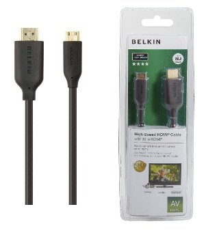 BELKIN HDMI - Mini HDMI kabel Gold, 1m - obrázek produktu