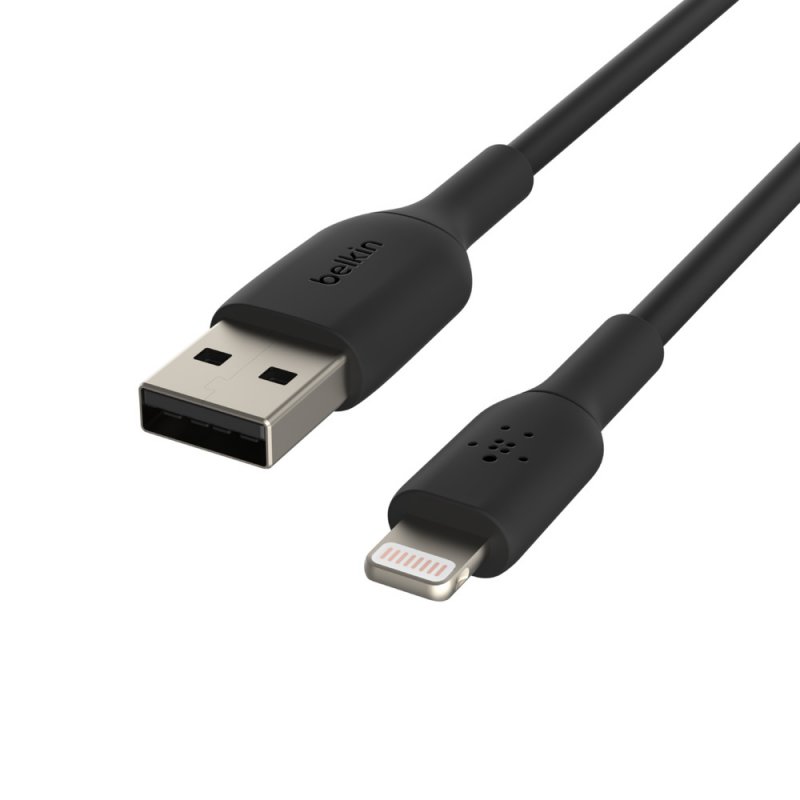BELKIN kabel USB-A - Lightning, 3m, černý - obrázek č. 1