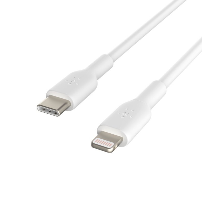 BELKIN kabel USB - C - Lightning, 1m, bílý - obrázek č. 1