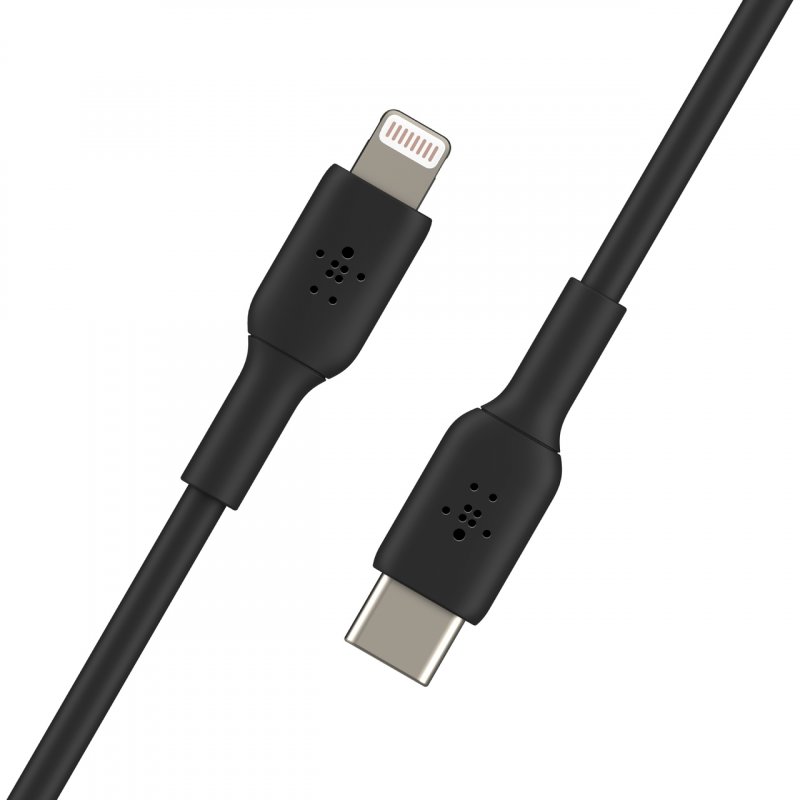 Belkin Lighting to USB-C kabel, 2m, černý - obrázek č. 1