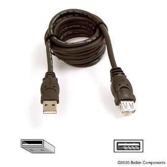 BELKIN USB prodlužovací kabel, A-A konektory, 3 m (F3U134b10) - obrázek produktu