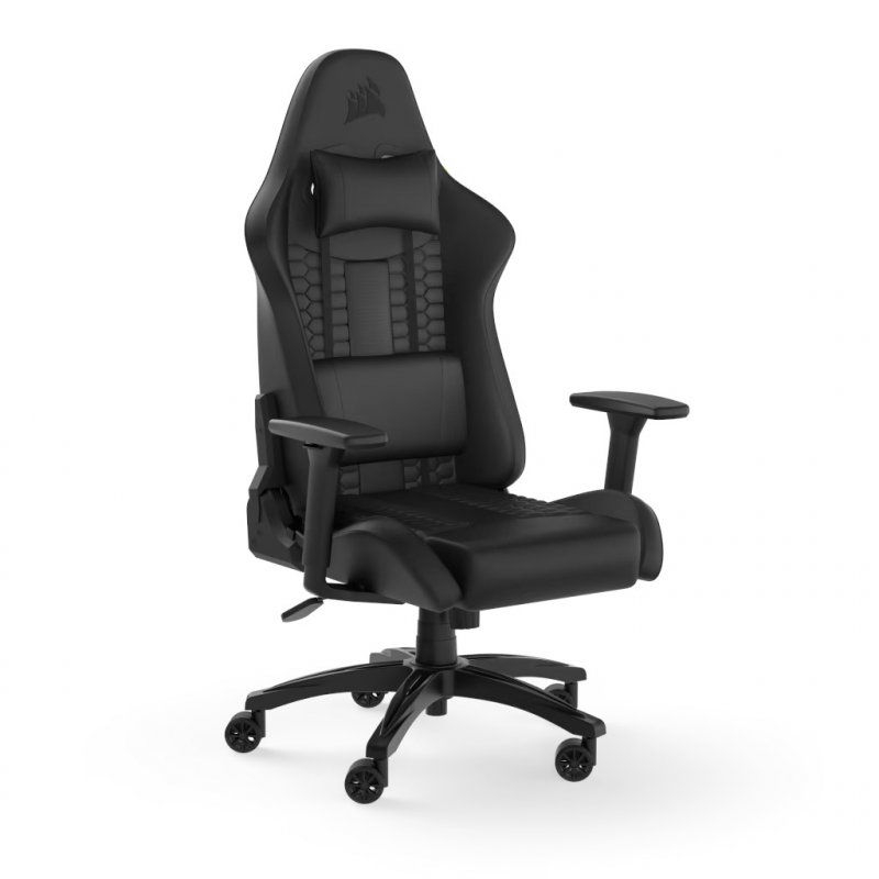 CORSAIR gaming chair TC100 RELAXED Leatherette black - obrázek produktu