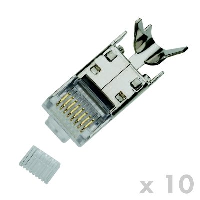DATACOM konektor RJ45 STP CAT7(6A) 8p8c drát(10ks) - obrázek produktu