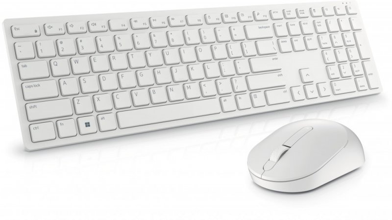 Dell klávesnice + myš, KM5221W, bezdrát.CZ/ SK bílá - obrázek č. 1