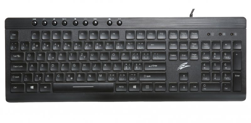 EVOLVEO GK640, herní klávesnice s duhovým podsvětlením, USB - obrázek č. 3