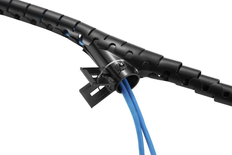 EVOLVEO CableHold, organizér kabelů, 2,5 m x 2 cm, samosvorný, černý - obrázek č. 1