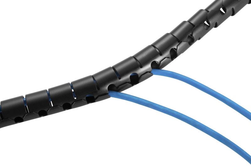 EVOLVEO CableHold, organizér kabelů, 2,5 m x 2 cm, samosvorný, černý - obrázek č. 2