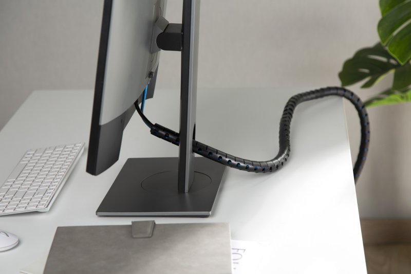 EVOLVEO CableHold, organizér kabelů, 2,5 m x 2 cm, samosvorný, černý - obrázek č. 3