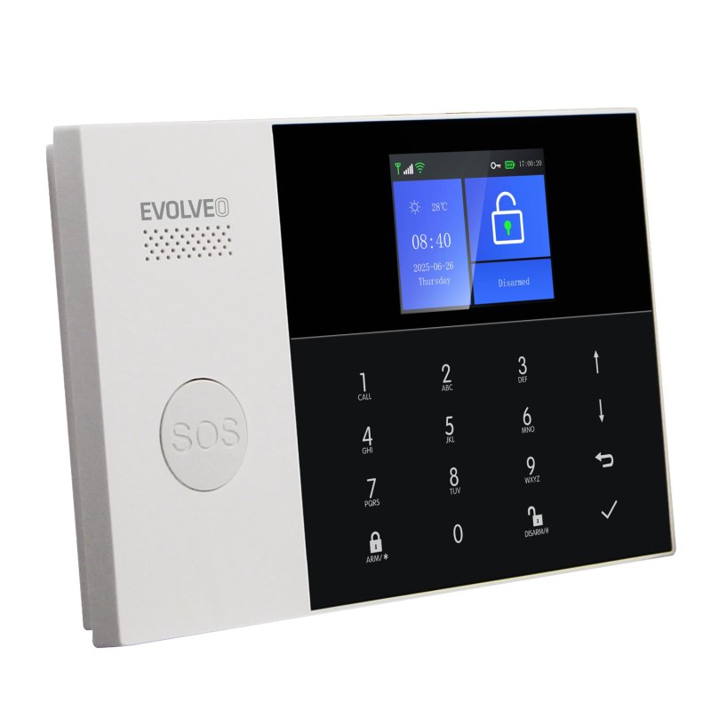 EVOLVEO SecuPro2, chytrý bezdrátový GSM&Wi-Fi zabezpečovací systém - obrázek č. 3