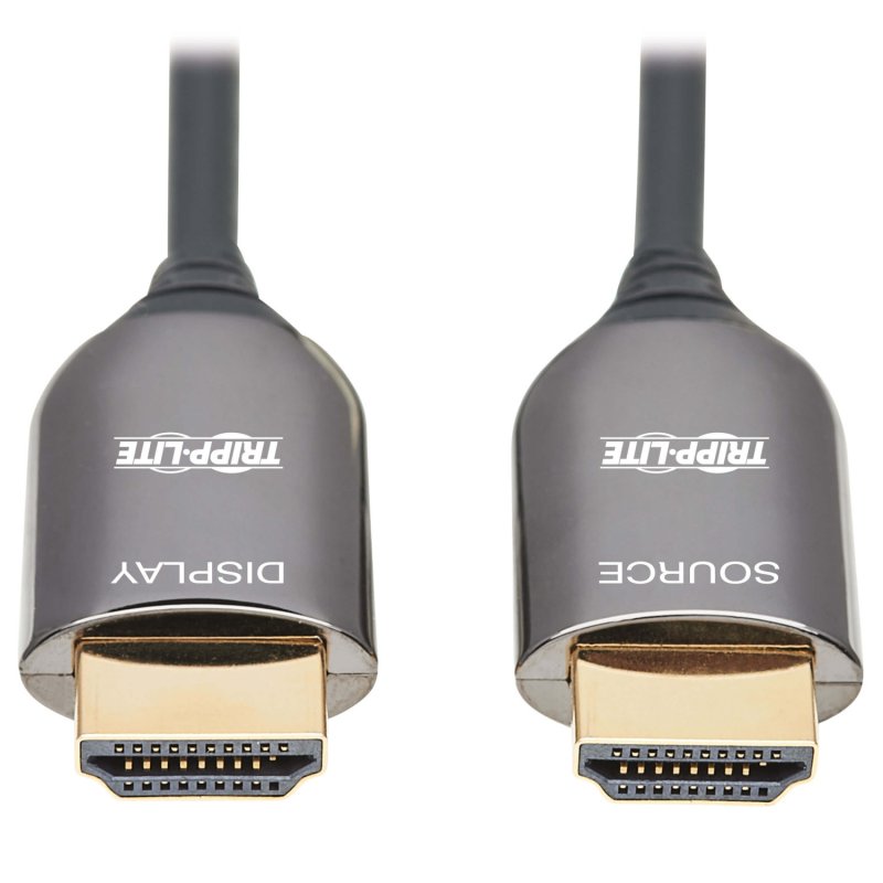 Tripplite Kabel optický aktivní (AOC) Plenum-Rated HDMI, 8K UHD 60Hz, HDR, Samec/ Samec, černá, 15m - obrázek produktu