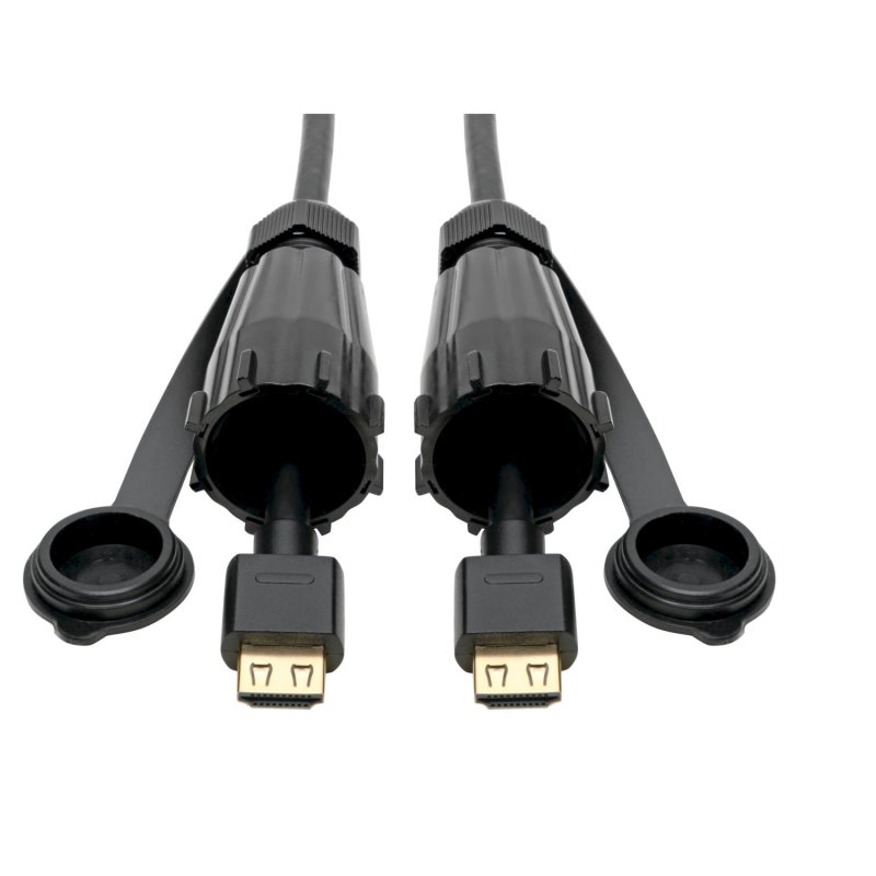 Tripplite Kabel HDMI vysokorychlostní + Ethernet, 4K, odolný IP68 (Samec/ Samec), černá, 1.83m - obrázek produktu