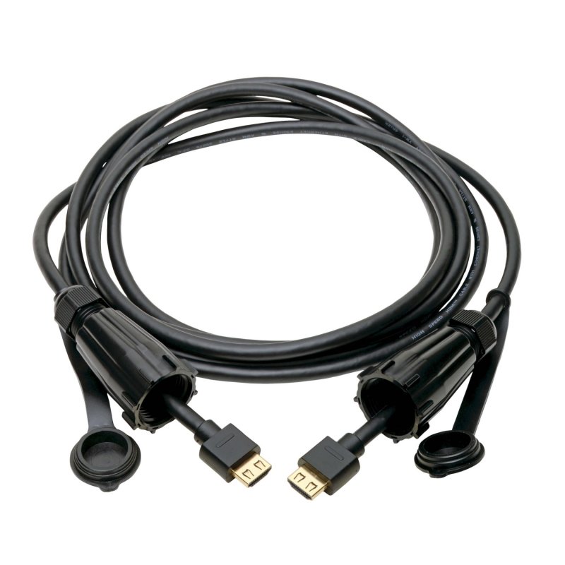 Tripplite Kabel HDMI vysokorychlostní + Ethernet, 4K, odolný IP68 (Samec/ Samec), černá, 3.05m - obrázek č. 1