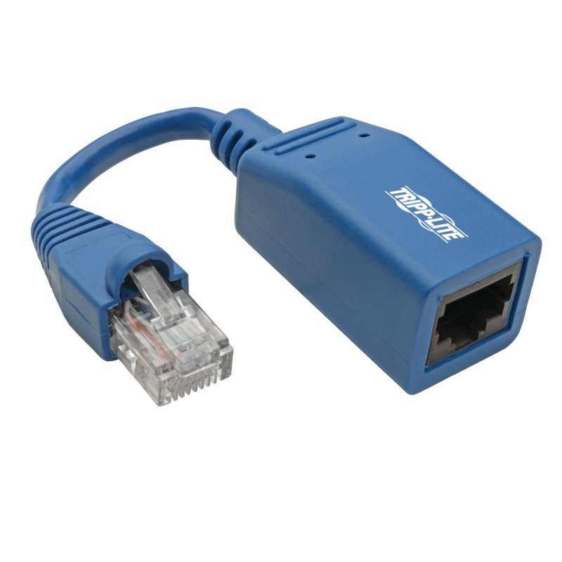 Tripplite Adaptér Ethernet Cable /  Cisco Console Rollover Cable (RJ45 Samec/ Samice), modrá, 12.7cm - obrázek produktu