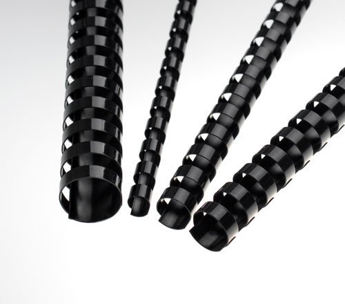 Plastové hřbety 14 mm, černé - obrázek produktu
