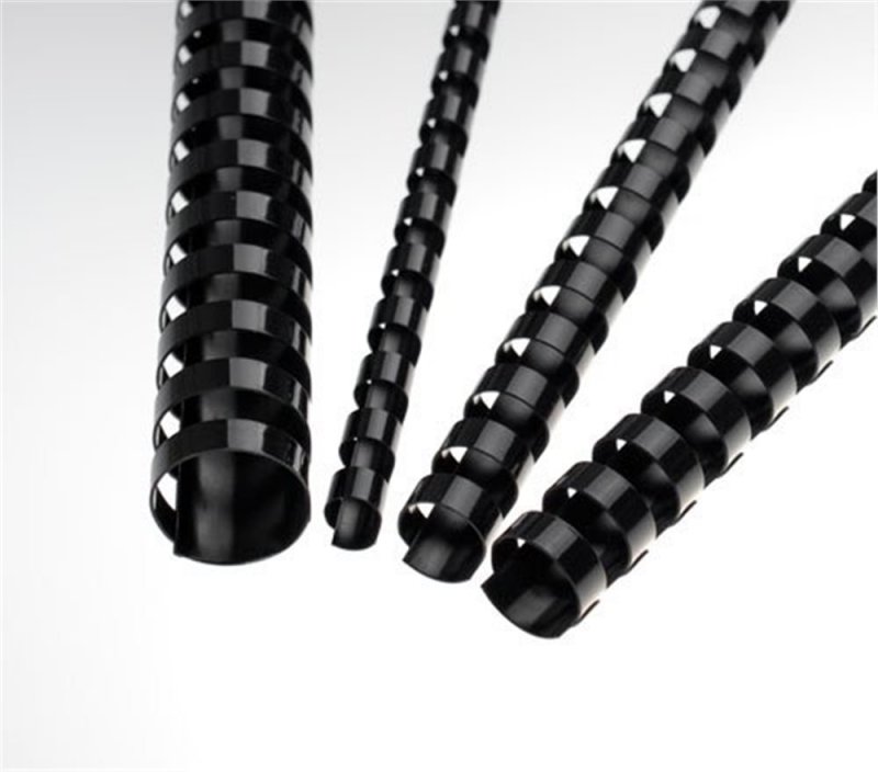 Plastové hřbety 28,5 mm, černé - obrázek produktu