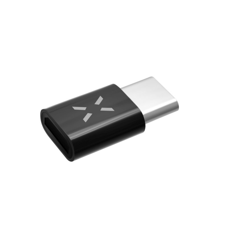 Redukce FIXED z microUSB na USB-C 2.0, černá - obrázek č. 1