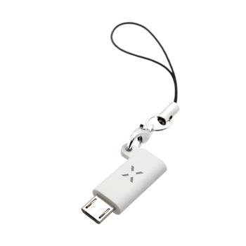 Redukce FIXED z USB-C na microUSB, bílá - obrázek produktu