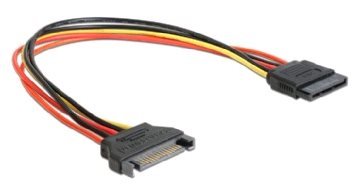 Kabel SATA prodloužení napájení, 30cm - obrázek produktu