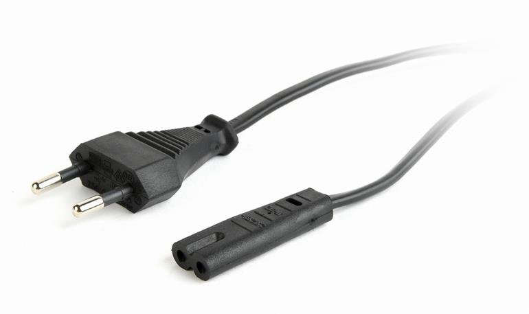 GEMBIRD Power Cord (C8) VDE 2pin 1.8m - obrázek produktu