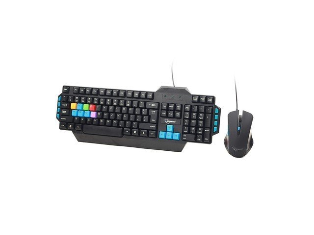 Gembird herní set klávesnice+myš KB-WMG-01, černá - obrázek produktu