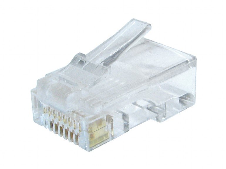 GEMBIRD Modular plug 8P8C for solid LAN cable, UTP, 10 pcs - obrázek produktu