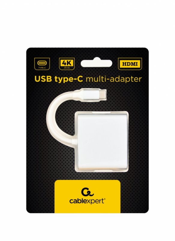 GEMBIRD Multi-adapter USB typu C, stříbrný - obrázek č. 2