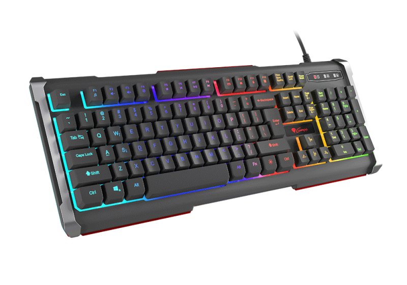 Herní klávesnice Genesis Rhod 400 RGB, CZ/ SK layout, 6-zónové RGB podsvícení - obrázek č. 5