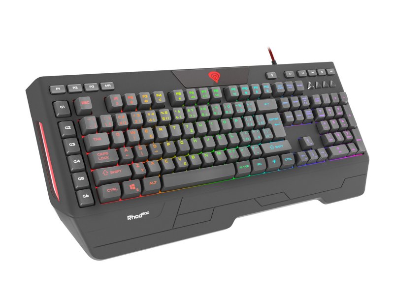 Herní programovatelná klávesnice Genesis Rhod 600 RGB, CZ/ SK layout, RGB podsvícení, software - obrázek produktu