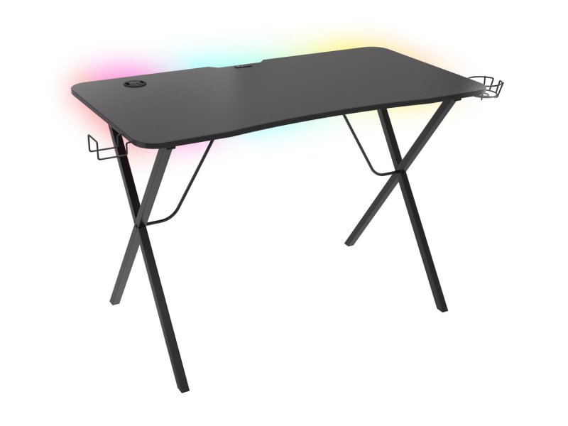 Genesis Holm 200 RGB - herní stůl s RGB podsvícením - obrázek č. 1
