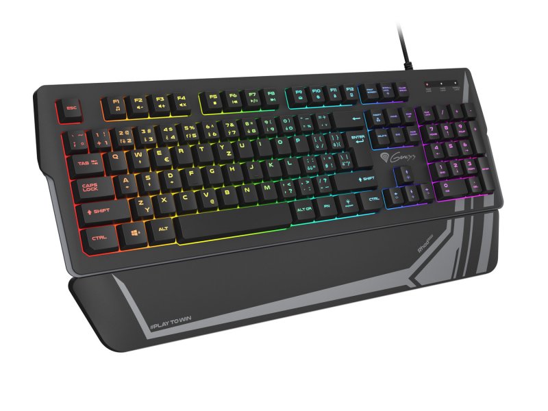 Genesis herní klávesnice RHOD 350/ RGB/ Drátová USB/ CZ/ SK layout/ Černá - obrázek č. 1
