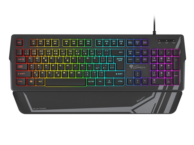 Genesis herní klávesnice RHOD 350/ RGB/ Drátová USB/ CZ/ SK layout/ Černá - obrázek produktu