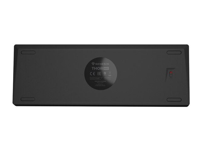 Genesis herní klávesnice THOR 660 RGB / Bezdrátová Bluetooth / US layout / Černá - obrázek č. 3