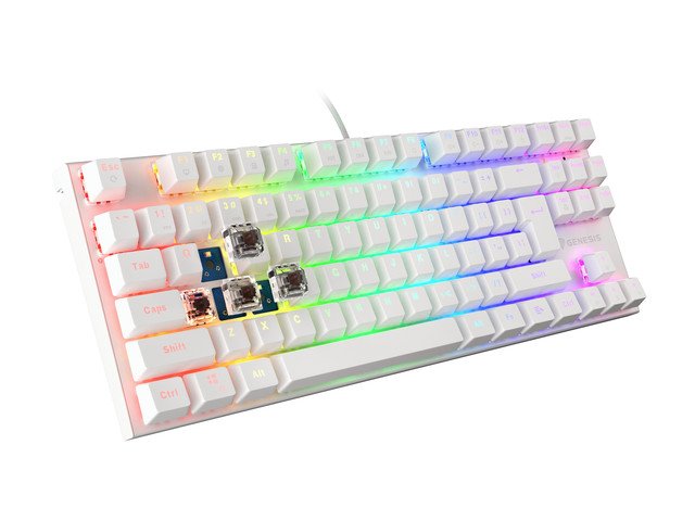 Genesis herní mechanická klávesniceTHOR 303/ RGB/ Outemu Brown/ Drátová USB/ US layout/ Bílá - obrázek č. 10