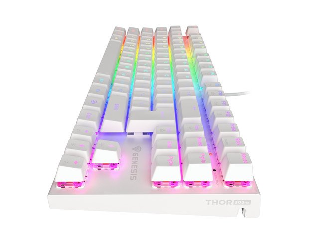 Genesis herní mechanická klávesniceTHOR 303/ RGB/ Outemu Brown/ Drátová USB/ US layout/ Bílá - obrázek č. 1