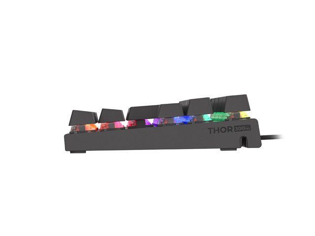 Genesis herní mechanická klávesnice THOR 303/ TKL/ RGB/ Outemu Red/ Drátová USB/ CZ/ SK layout/ Černá - obrázek č. 5