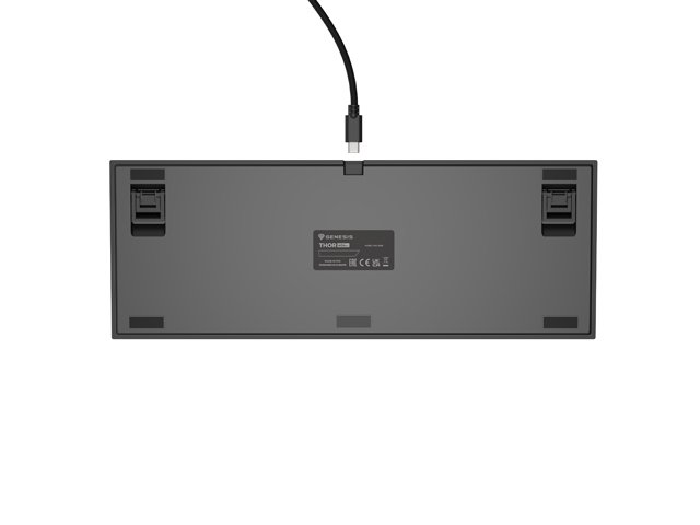 Genesis herní mechanická klávesnice THOR 404/ RGB/ Khail Box Brown/ Drátová USB/ US layout/ Černá - obrázek č. 5