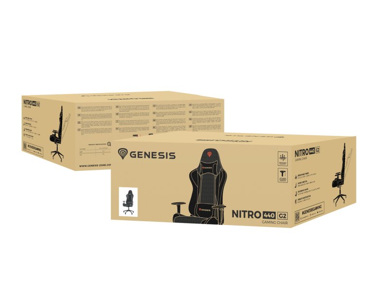 Herní křeslo Genesis NITRO 440 G2 MESH, černé - obrázek č. 8