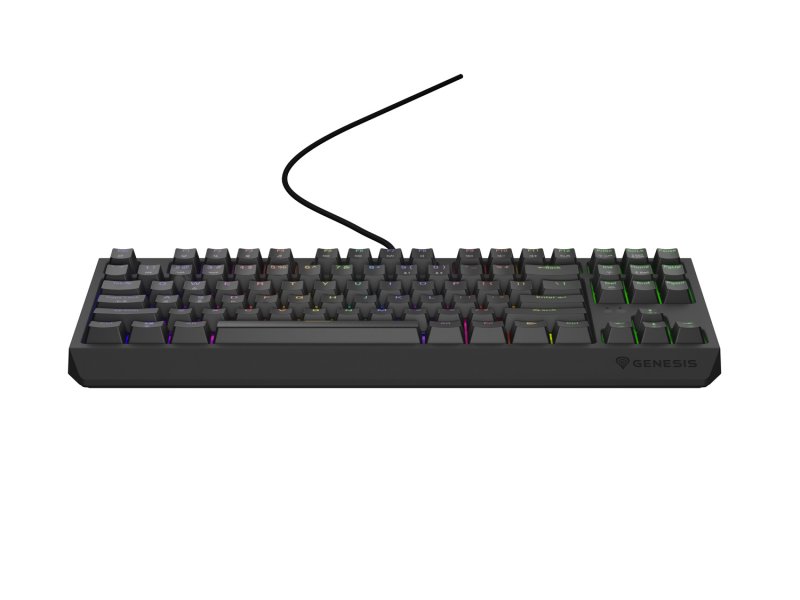 Genesis herní klávesnice THOR 230/ TKL/ RGB/ Outemu Red/ Drátová USB/ US layout/ Černá - obrázek č. 10