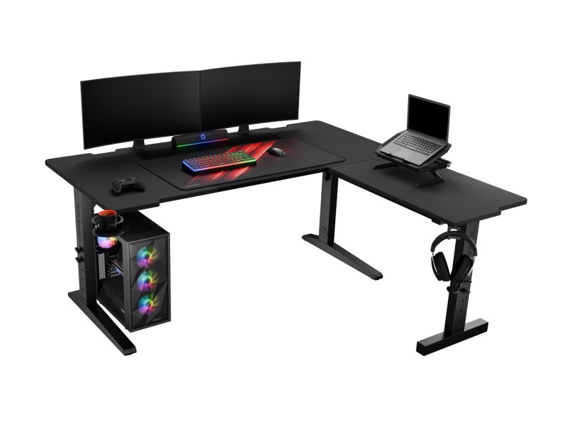 Herní stůl Genesis HOLM MODULAR 160 ROHOVÝ, RGB - obrázek č. 19