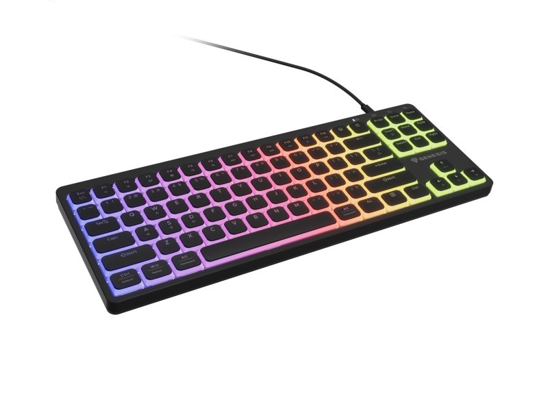 Mechanická herní klávesnice Genesis THOR 430 TKL / Drátové USB-A / US / Černá - obrázek produktu