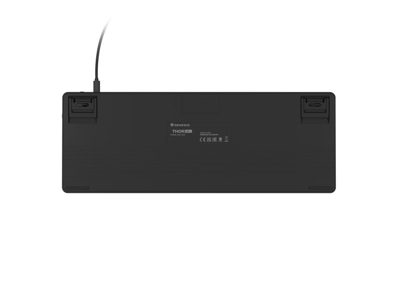 Mechanická herní klávesnice Genesis THOR 430 TKL / Drátové USB-A / US / Černá - obrázek č. 2