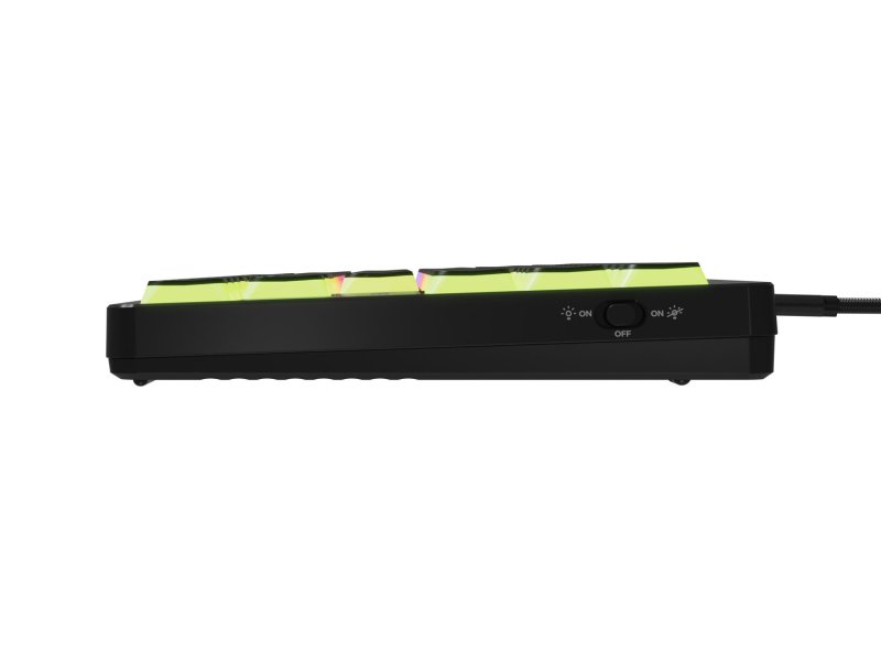 Mechanická herní klávesnice Genesis THOR 430 TKL / Drátové USB-A / US / Černá - obrázek č. 3