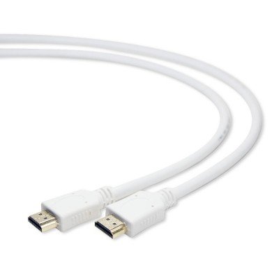 Gembird kabel HDMI-HDMI 2.0, zlac., 1,8m, bilý - obrázek produktu