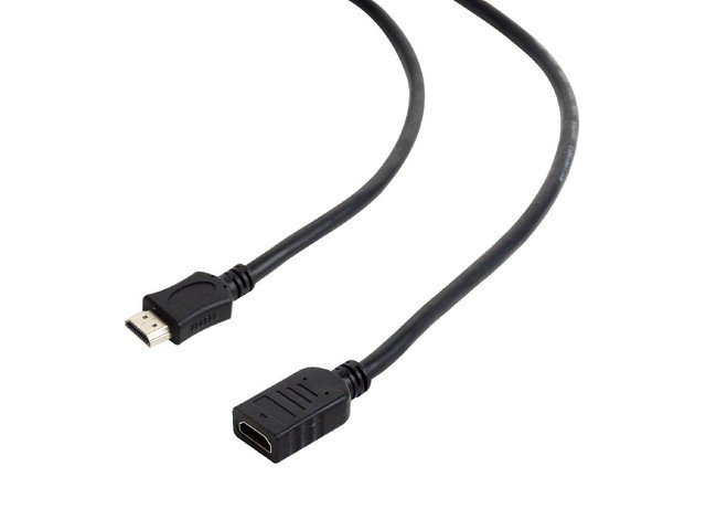 Gembird prodlužovací kabel HDMI 2.0, M/ F, 0,5m - obrázek produktu
