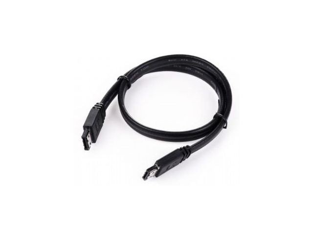 Gembird kabel eSATA M/ M, 1m, černý - obrázek produktu