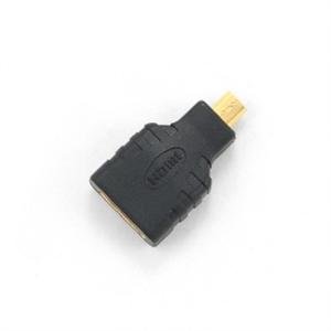 Kabel red. HDMI na HDMI micro,zl. kont.,černá - obrázek produktu