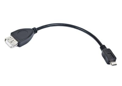 Kabel USB AF/ micro BM,OTG,15cm pro tab. a tel. - obrázek produktu